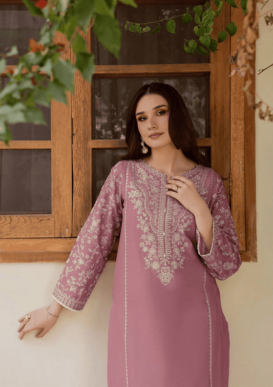 BUYEX - 2PCS EMBROIDERED UNSTITCHED LAWN SUIT #RWQ117