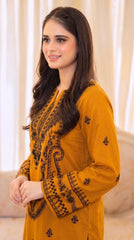 BUYEX - 2PCS EMBROIDERED UNSTITCHED LAWN SUIT #RWQ127