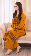 BUYEX - 2PCS EMBROIDERED UNSTITCHED LAWN SUIT #RWQ127
