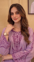 BUYEX - 2PCS EMBROIDERED UNSTITCHED LAWN SUIT #RWQ128