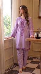 BUYEX - 2PCS EMBROIDERED UNSTITCHED LAWN SUIT #RWQ128