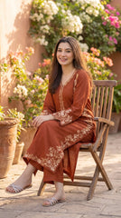 BUYEX - 2PCS EMBROIDERED UNSTITCHED LAWN SUIT #RWQ120