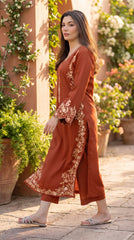 BUYEX - 2PCS EMBROIDERED UNSTITCHED LAWN SUIT #RWQ120