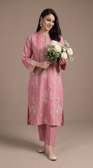 BUYEX - 2PCS EMBROIDERED UNSTITCHED LAWN SUIT #RWQ001