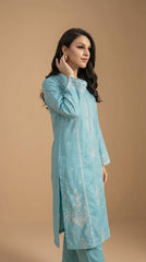 BUYEX - 2PCS EMBROIDERED UNSTITCHED LAWN SUIT #RWQ021