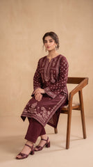 BUYEX - 2PCS EMBROIDERED UNSTITCHED LAWN SUIT #RWQ006