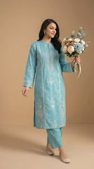 BUYEX - 2PCS EMBROIDERED UNSTITCHED LAWN SUIT #RWQ021