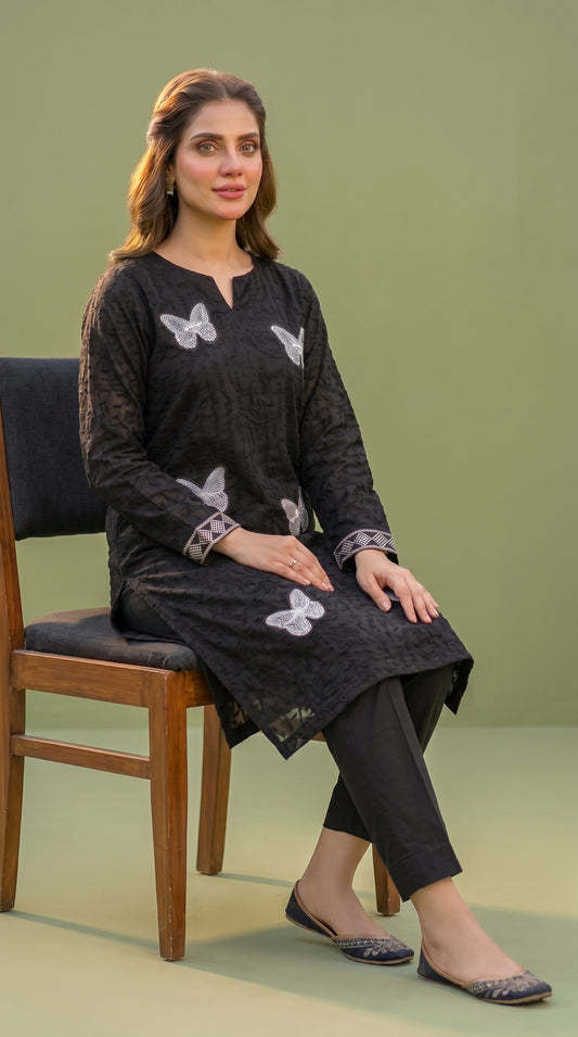 BUYEX - 2PCS EMBROIDERED UNSTITCHED LAWN SUIT #RWQ119