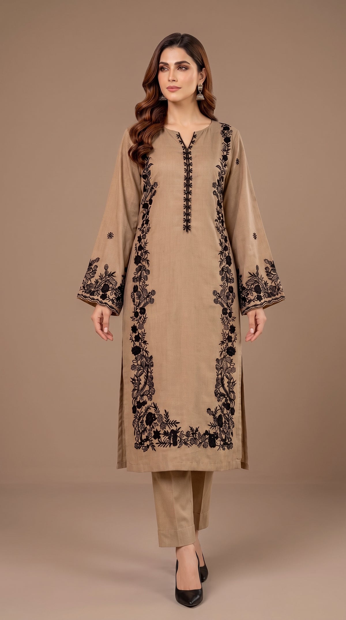 BUYEX - 2PCS EMBROIDERED UNSTITCHED LAWN SUIT #RWQ031