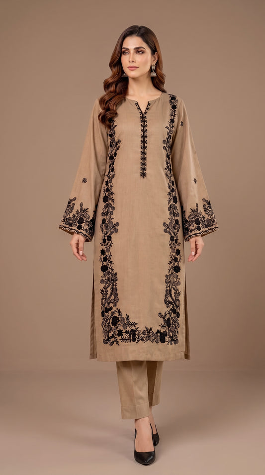 BUYEX - 2PCS EMBROIDERED UNSTITCHED LAWN SUIT #RWQ031