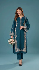 BUYEX - 2PCS EMBROIDERED UNSTITCHED LAWN SUIT #RWQ111