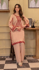 BUYEX - 2PCS EMBROIDERED UNSTITCHED LAWN SUIT #RWQ123