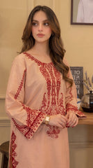 BUYEX - 2PCS EMBROIDERED UNSTITCHED LAWN SUIT #RWQ123