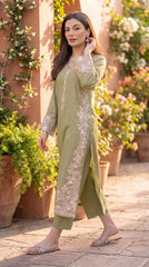 BUYEX - 2PCS EMBROIDERED UNSTITCHED LAWN SUIT #RWQ121