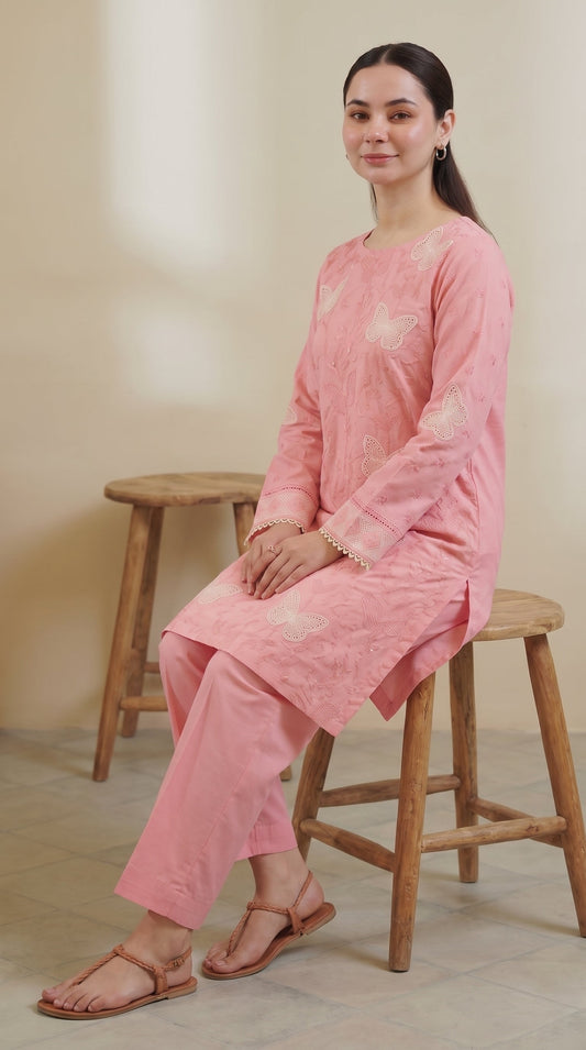 BUYEX - 2PCS EMBROIDERED UNSTITCHED LAWN SUIT #RWQ112