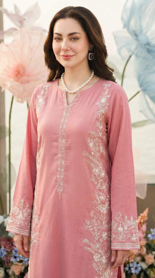 BUYEX - 2PCS EMBROIDERED UNSTITCHED LAWN SUIT #RWQ029