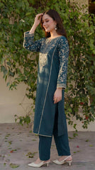 BUYEX - 2PCS EMBROIDERED UNSTITCHED LAWN SUIT #RWQ118