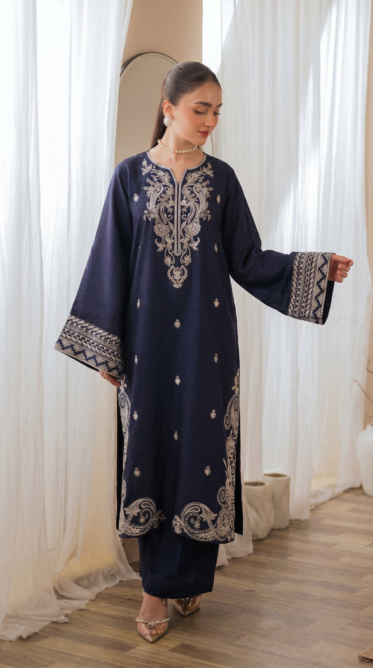 BUYEX - 2PCS EMBROIDERED UNSTITCHED LAWN SUIT #RWQ105