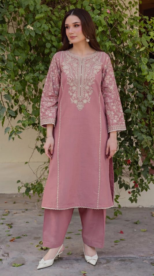 BUYEX - 2PCS EMBROIDERED UNSTITCHED LAWN SUIT #RWQ117