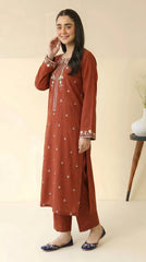 BUYEX - 2PCS EMBROIDERED UNSTITCHED LAWN SUIT #RWQ115