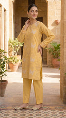 BUYEX - 2PCS EMBROIDERED UNSTITCHED LAWN SUIT #RWQ114