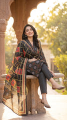 BUYEX - 3PCS UNSTITCHED PREMIUM LAWN SUIT #RWQ310