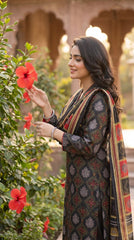 BUYEX - 3PCS UNSTITCHED PREMIUM LAWN SUIT #RWQ310