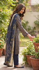 BUYEX - 3PCS UNSTITCHED PREMIUM LAWN SUIT #RWQ315