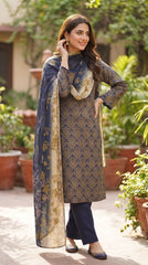 BUYEX - 3PCS UNSTITCHED PREMIUM LAWN SUIT #RWQ315