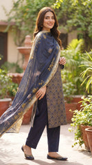 BUYEX - 3PCS UNSTITCHED PREMIUM LAWN SUIT #RWQ315