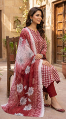 BUYEX - 3PCS UNSTITCHED PREMIUM LAWN SUIT #RWQ318