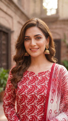 BUYEX - 3PCS UNSTITCHED PREMIUM LAWN SUIT #RWQ316
