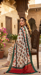 BUYEX - 3PCS UNSTITCHED PREMIUM LAWN SUIT #RWQ319