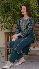 BUYEX - 2PCS EMBROIDERED UNSTITCHED LAWN SUIT #RWQ118